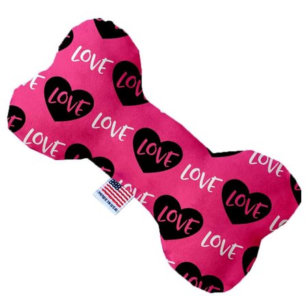 MIRAGE PET PRODUCTS 10 in. Love Bone Dog ToyPink 1103-TYBN10